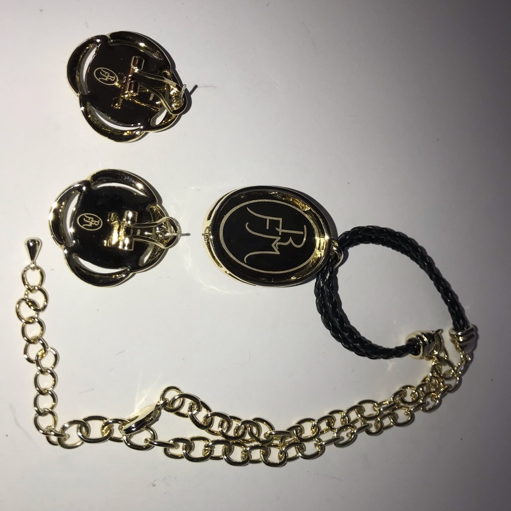 RFM necklace and earrings. - Picture 2 of 6